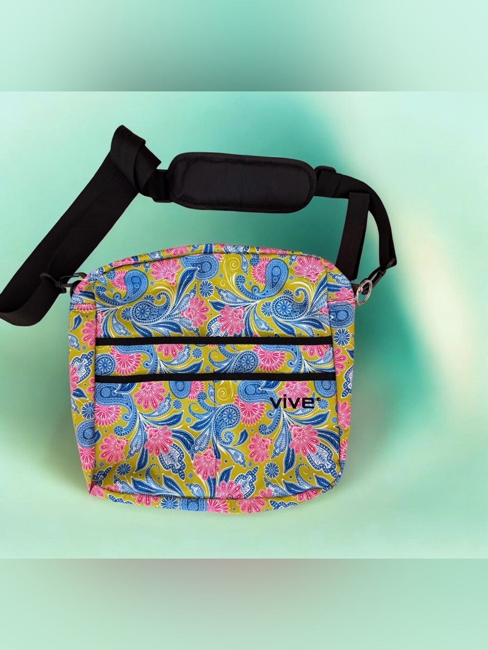 Vive Mobility Floral Tote Bag for Walkers & Wheelchairs - Multicolor NWOT
